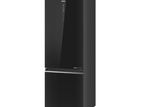 Haier 355L Black Glass top Refrigerator