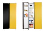 Haier Vouge 602L Side-By-Side Inverter Refrigerator (Black & Yellow)