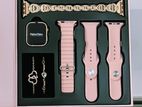 Haino Teko G10 mini Rose gold Ladies Smart watch with 4 Straps