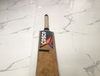 Half leather cricket bat