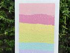 Hand-Textured Pastel Abstract Canvas Wall Art (50cm x 70cm)