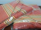 Handloom Bed sheet (100' * 110') with 2 Pillow Covers