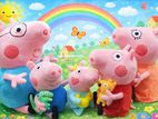 Handmade Character Soft Toys Peppa Pig Family