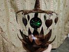 Handmade Coconut Shell Buddha Shrine with LED Light