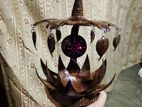 Handmade Coconut Shell Buddha Shrine with Led Light