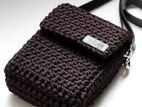 Handmade Crochet Phone Bag with Strap