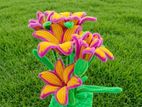 Pipe Cleaner Handmade Flower Vase