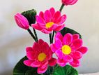 handmade pipecleaner flower vase