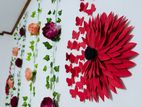Handmade Flower Wall Decor