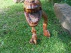 Wooden Crocodile Bench