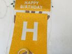 Happy Birthday Decoration Banner