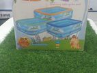 happy swimming air bed pool