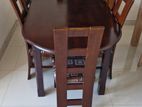 Hard Wood Dining Table with Chairs