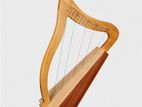Harp, 23 Strings Mahogany Heart-shaped Lyer Harp 30 inch Height