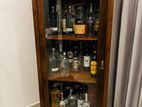 Antique Liquor Bottle Display Cupboard