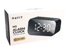 HAVIT M3 Bluetooth Speaker Alarm Clock Display Temperature Aux TF USB