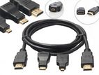 HDMI MICRO MINI FULL HD 1080P CABLE