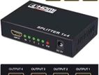 HDMI Splitter, 1x4 Splitter 1 in 4