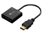 HDMI to VGA Converter for CCTV, Computer, Tv, Laptop, Projector Support