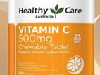 Healthy Care Vitamin C 500mg Chewable 500 Tablet