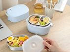 Heating Electric Lunch Box - Rice & Curry Double Layer Steamer