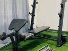 Heavy Bench and Weight Set