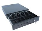 Heavy Duty Electronic Cash Drawer Box Case Storage 5 Bill Coin Trays