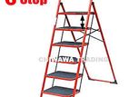 HEAVY DUTY FOLDABLE 6 STEP STOOL LADDER WITH HAND GRIP