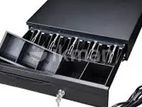 Heavy duty metal frame Cash Drawer 5 Bill Coins - (Black Color)