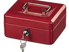 Heavy-Duty Steel Cash Box With Carrying Handle