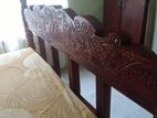 Heavy Teak Bed without Mattress