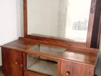 Heavy Teak Dressing Table