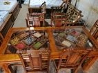 Herbals Include Dining Table with 6 Chairs - TDCH2670