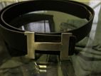 Black Leather Belt