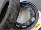 Hero Pleasure 10 inch Rims with 3/50/10 Tire