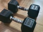 Hex Dumbbells Two 10kgs