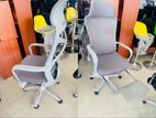 Hi-Back Mesh Office Chair with Footrest/back Adjustiable