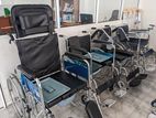 Hi Back Reclining Full Option Commode Wheel Chair / Wheelchair