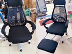 Hi-Bk Luxuries Office Chairs with Footrest