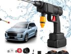 High Pressure Water Gun for Car Wash Portable 10000mAh Battery x 2