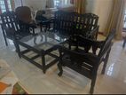 Antique Ebony Sofa Set