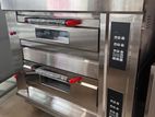 Industrial Gas 2 Deck 4 Tray Oven