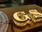 High Quality Mesh Letter Branding