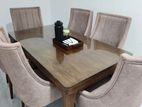 Teak Wood Dining Table with Chairs