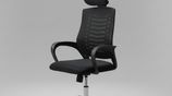 Highback Office Chairs With Headrest - Black