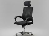 Highback Office Chairs With Headrest - Black