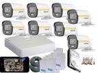 Hikvision 1,080P ColorVu Gold-Line WDR Turbo HD CCTV 8 Cameras Package