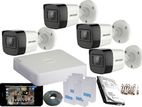 Hikvision 1,080P ColorVu Voice Audio Smart Light CCTV 4 Camera Package