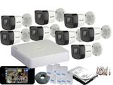 Hikvision 1,080P Turbo HD 20M Night Vision 2MP CCTV 8 Camera Package