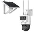 Hikvision 4mp 2k solar 4G lte PIR radar detectotion siren cctv cameras